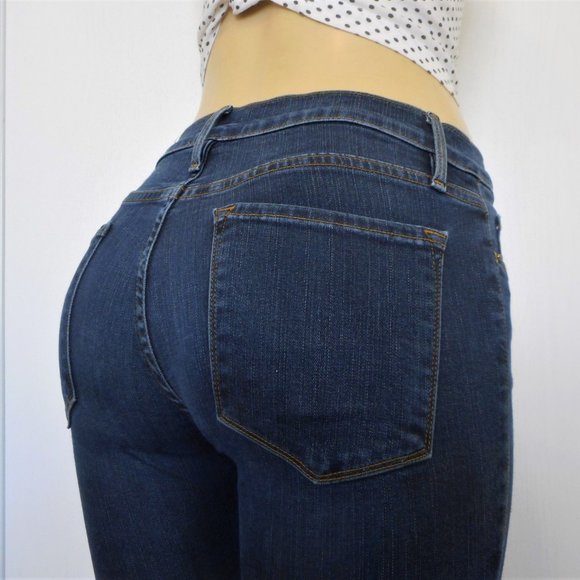 FRAME Jeans Size 27 Mid Rise Skinny Denim - Picture 1 of 13